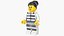 Lego minifigura prisionera