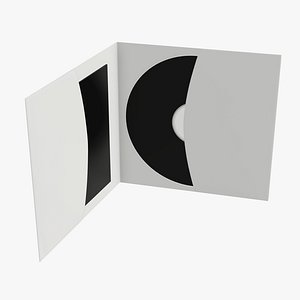 3D model envelope cd dvd