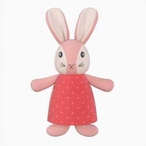 3D Bunny toy girl