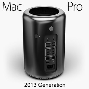 3D apple mac pro 2013