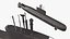 3D Jang Bogo-Class Military Submarine Vessel model