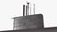 3D Jang Bogo-Class Military Submarine Vessel model