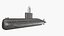 3D Jang Bogo-Class Military Submarine Vessel model