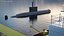 3D Jang Bogo-Class Military Submarine Vessel model
