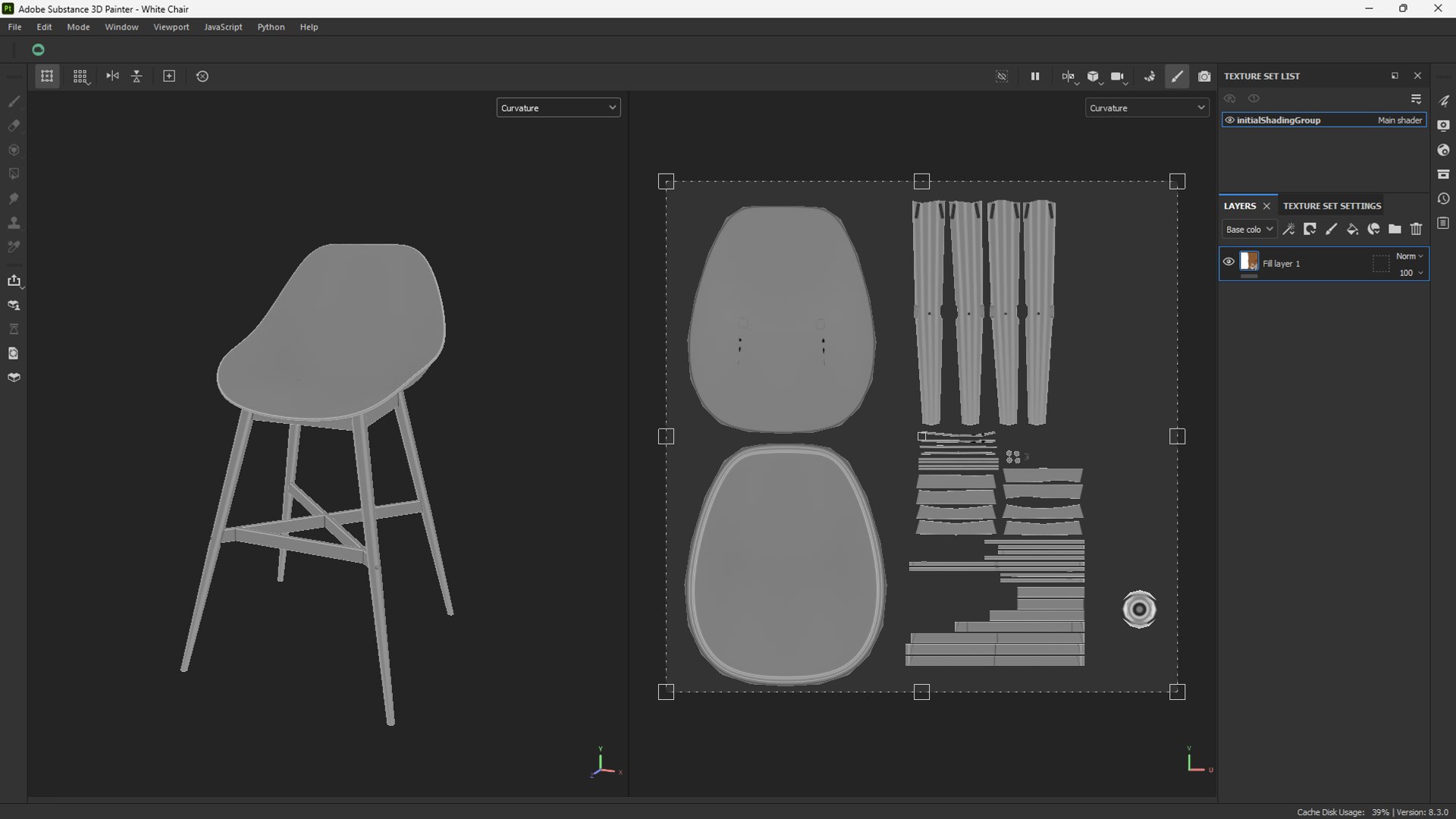 3D Bar Stool With Wooden Foot And Footrest - TurboSquid 2356809