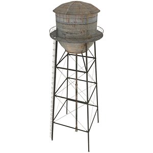 3d water tower