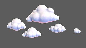 Clouds cartoon V01