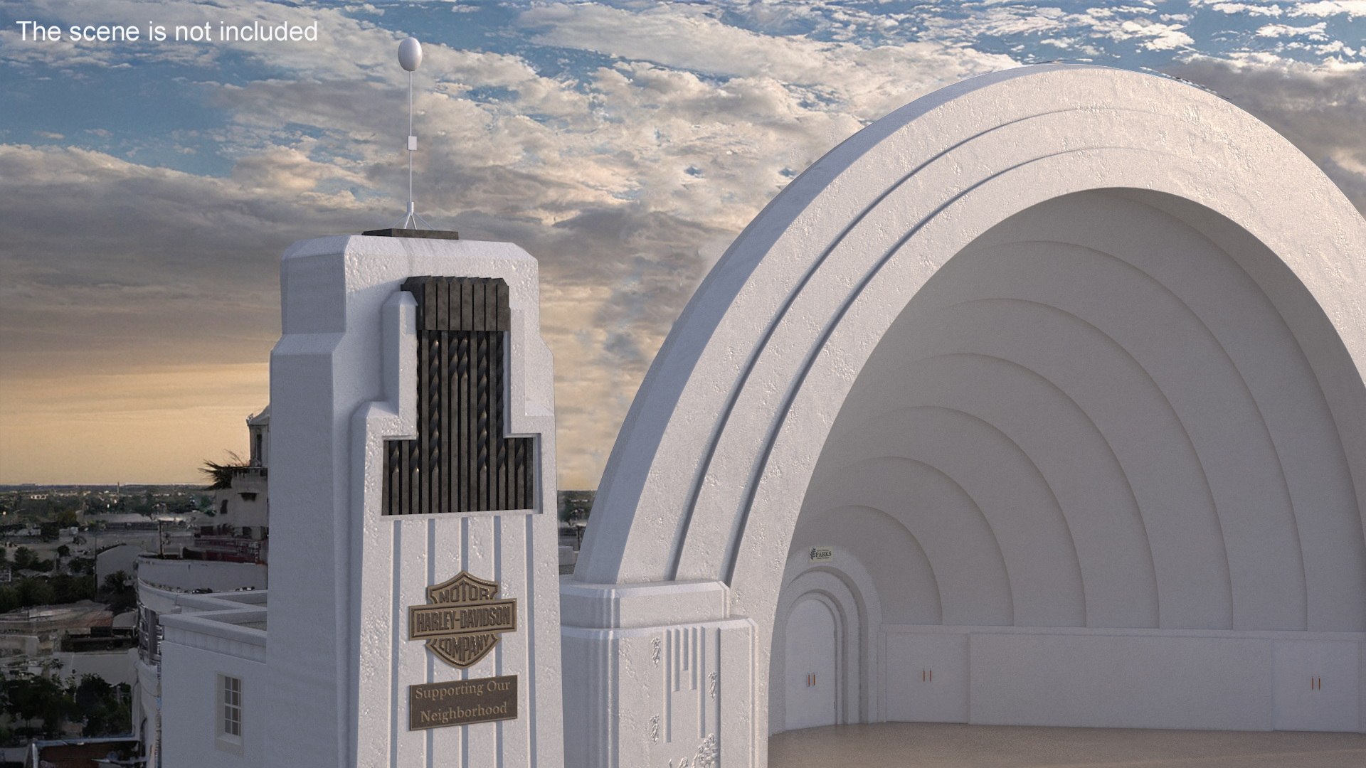 3D Model Open Air Amphitheater Structure With Seats - TurboSquid 2300629
