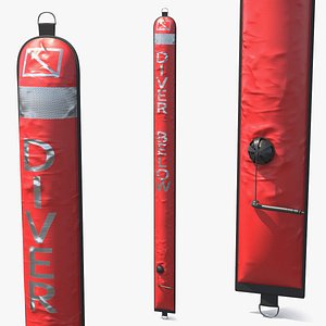 3D Diving Surface Marker Buoy Red