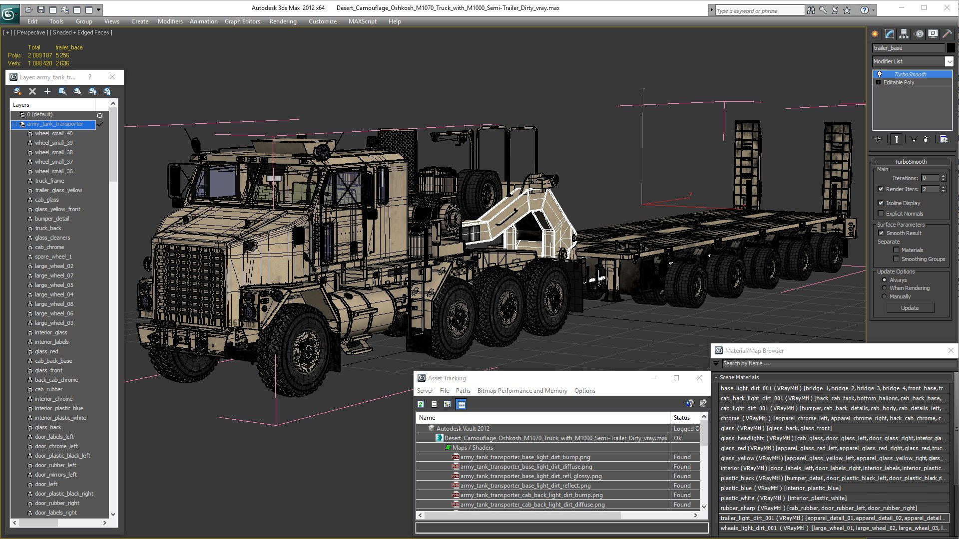 3D desert camouflage oshkosh m1070 https://p.turbosquid.com/ts-thumb/82/sXiLQ7/AXmHweuE/desertcamouflageoshkoshm1070truckwithm1000semitrailerdirtymb3dmodel031/jpg/1566554080/1920x1080/fit_q87/d3c04ea4d19df83afa6dcc86ef9ee5baf7dc5729/desertcamouflageoshkoshm1070truckwithm1000semitrailerdirtymb3dmodel031.jpg