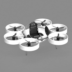 3D model single personal drone