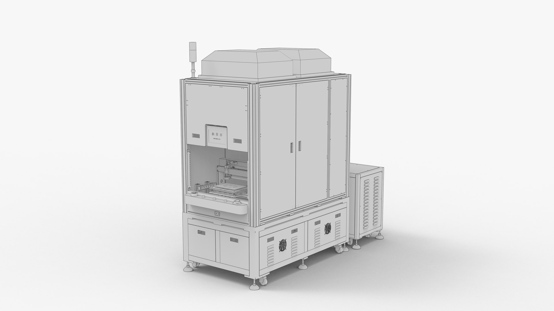 Automatic Alignment High-Precision Vacuum Laminating Machine 3D Model ...