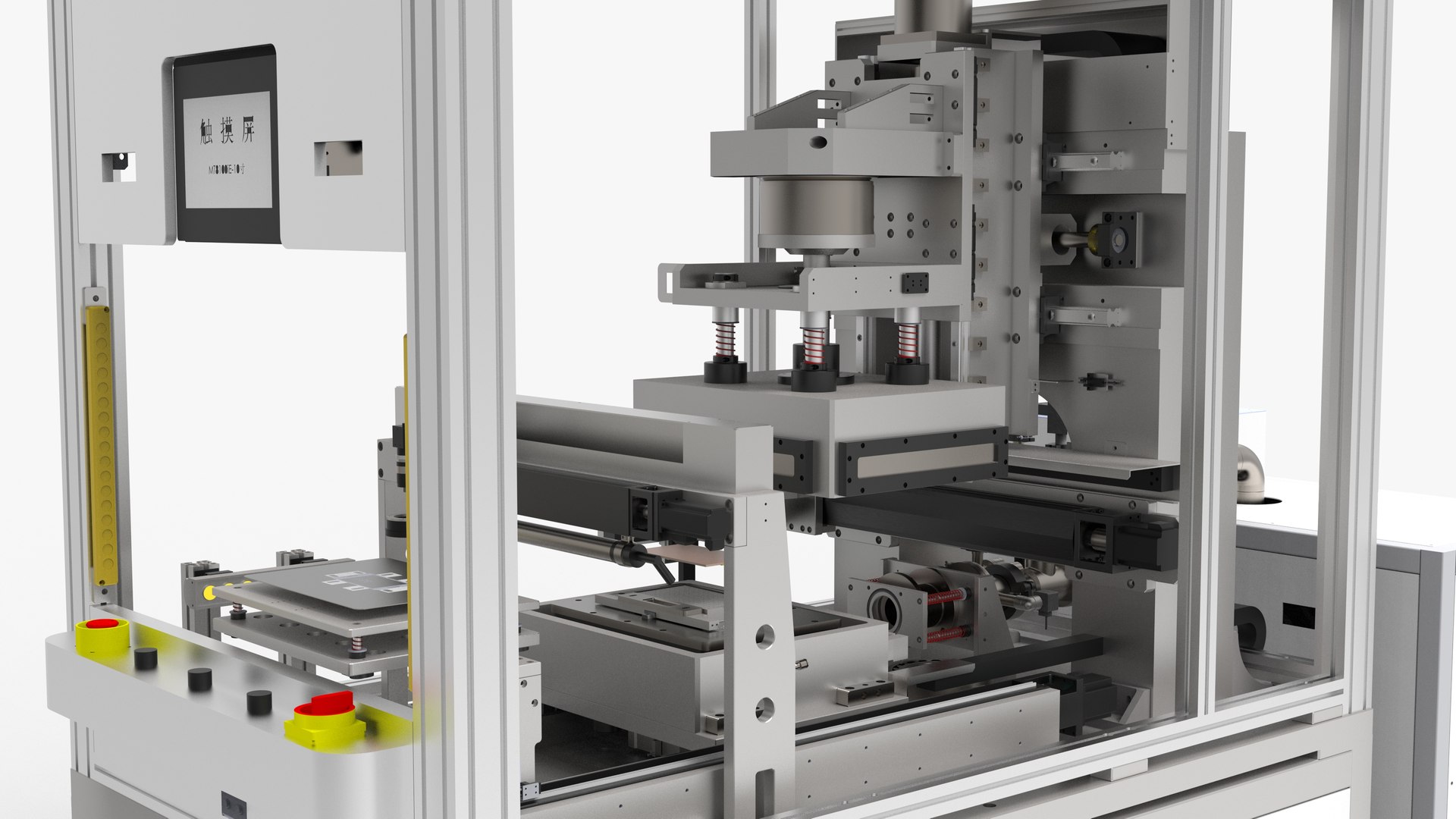 Automatic Alignment High-Precision Vacuum Laminating Machine 3D Model ...