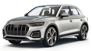 3D Audi Q5 Advanced 2022 model