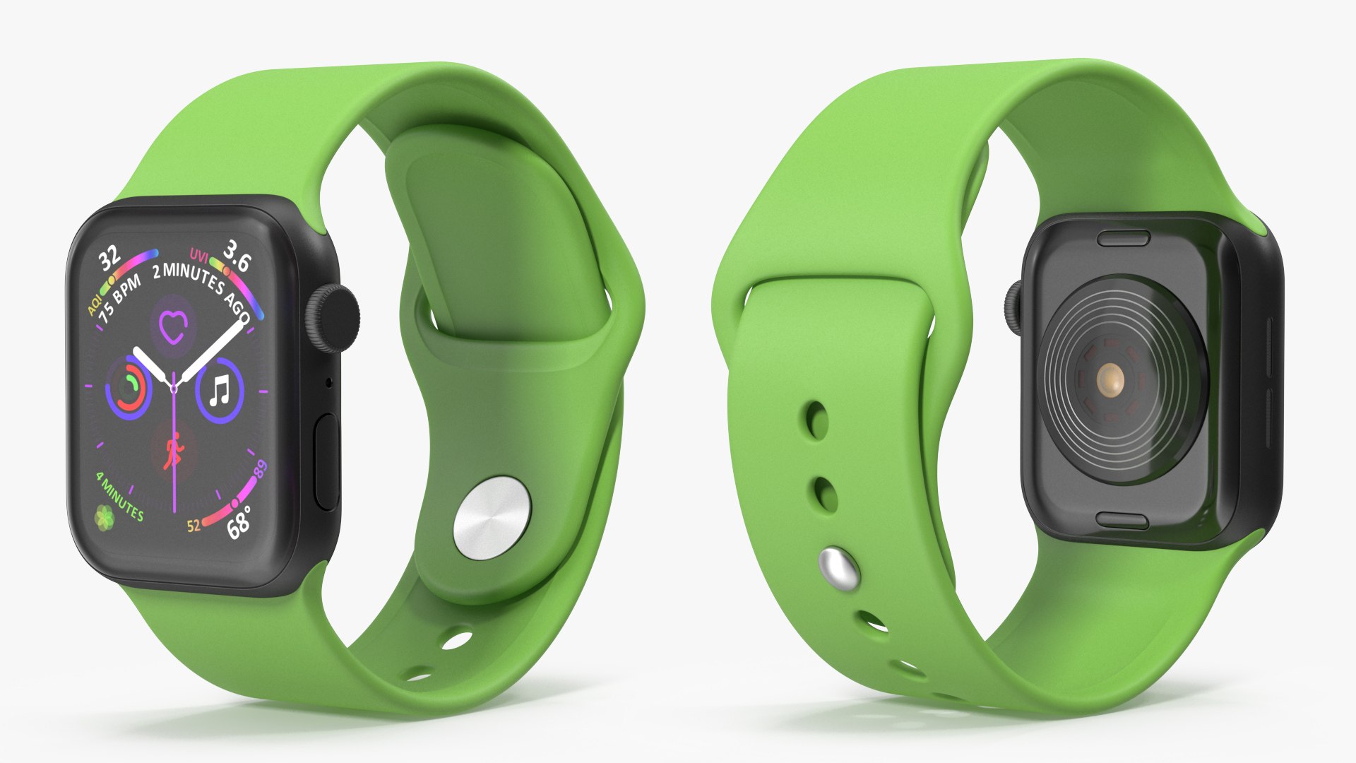 Smartwatch with Band 3D model preview