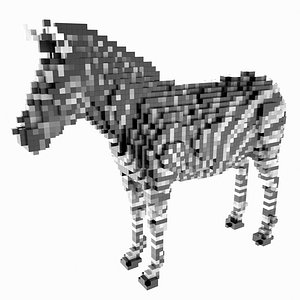 Voxel Zebra