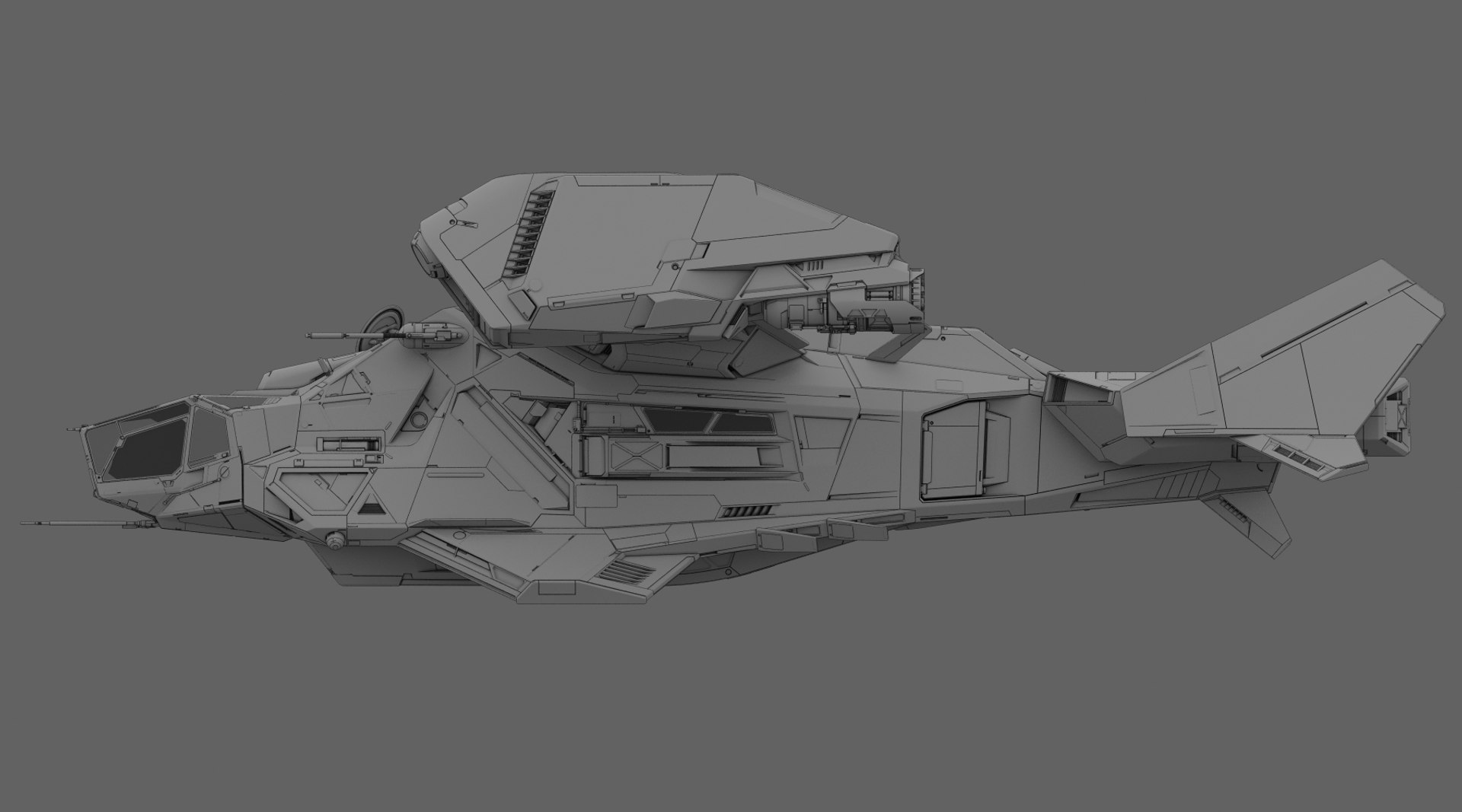 Spaceship 3D Model - TurboSquid 1157807
