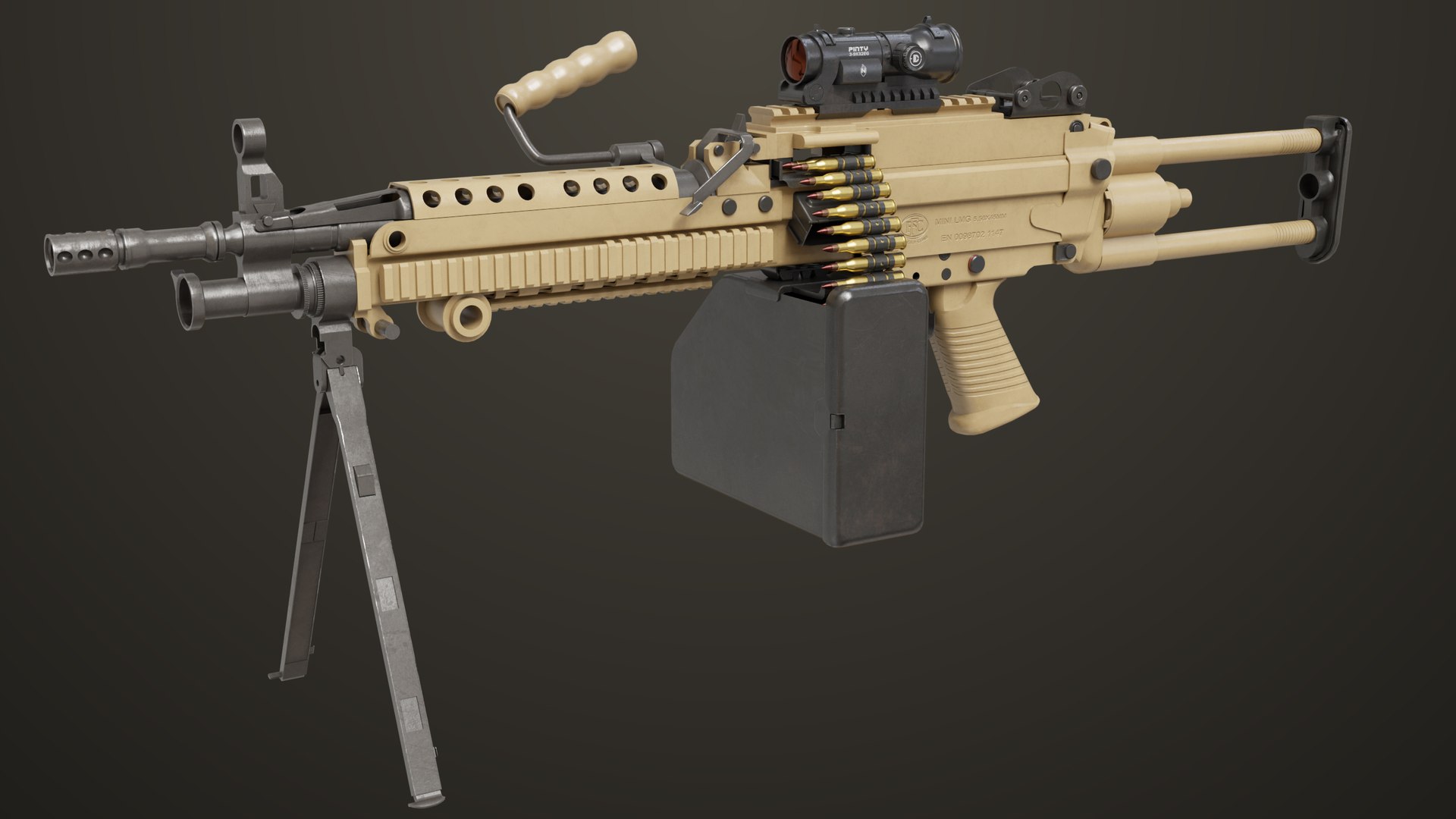 Machine Gun Sandal and Black Ammo Box All Textures model https://p.turbosquid.com/ts-thumb/83/ATGuCk/sU/machine_gun16_ammo_box_00031/jpg/1756550690/1920x1080/fit_q87/d8e927817f4e63be3894c169ed1223d8c7936903/machine_gun16_ammo_box_00031.jpg