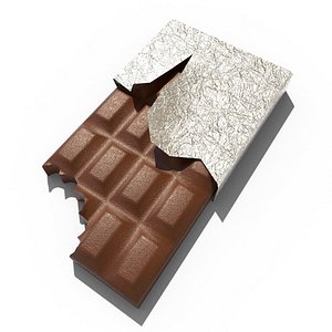 chocolate bitemark 3D