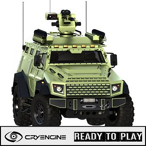 Armored suv 3D model