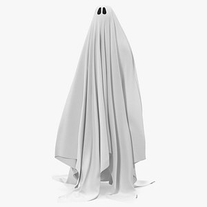 3D ghost white sheet