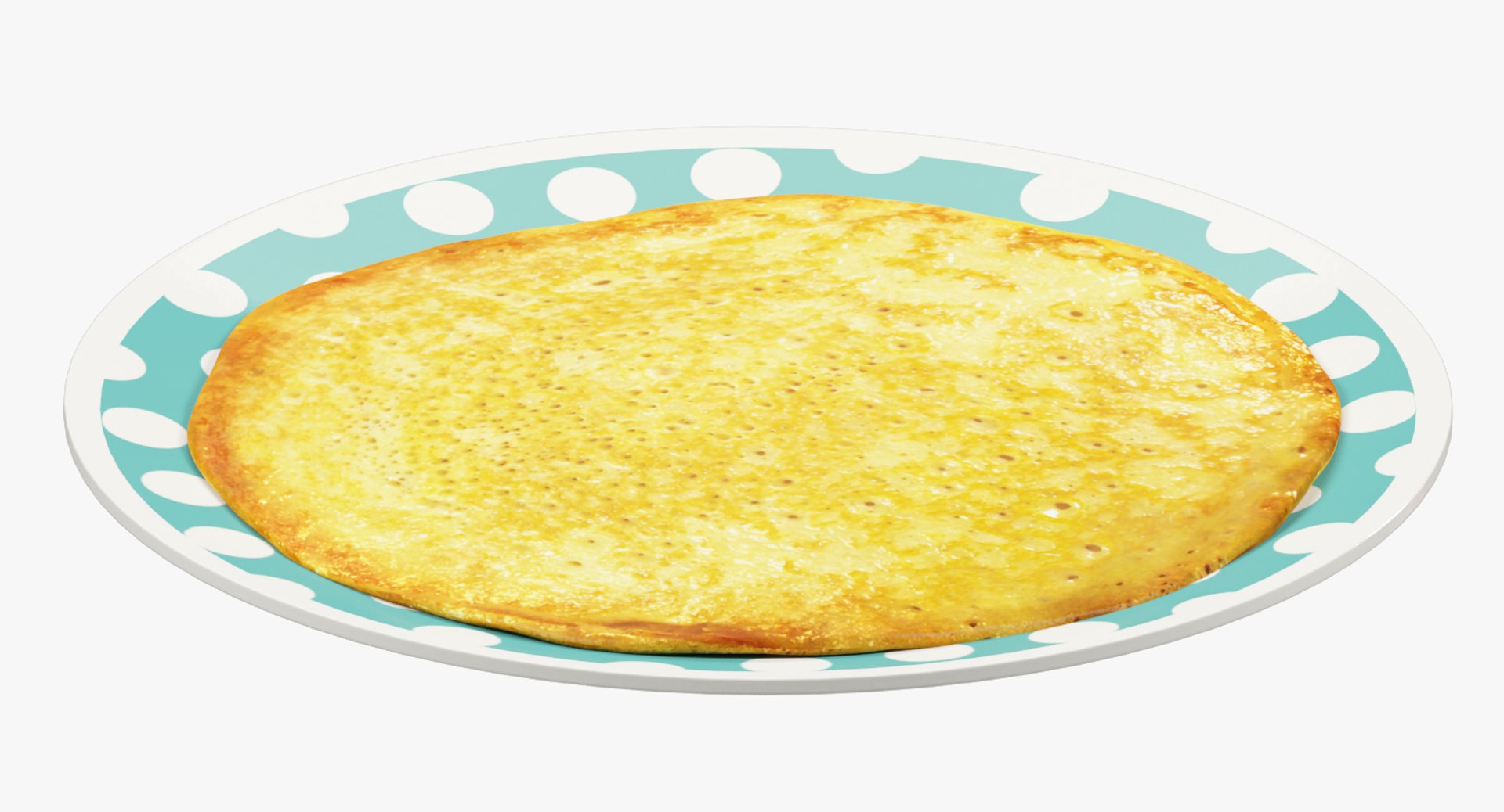 Pancake Plate 3D Model - TurboSquid 1259940