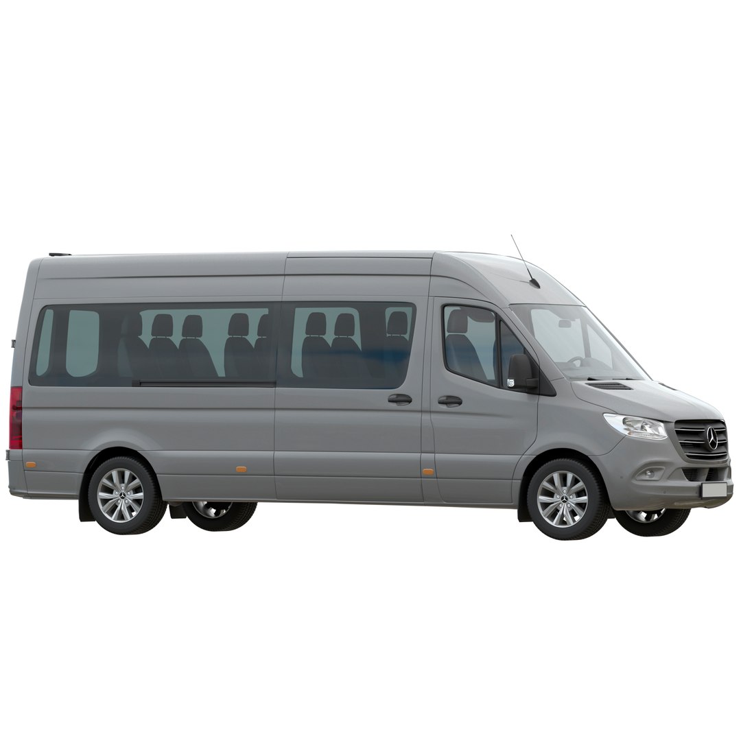 Sprinter Minibus L3H2 3D Model - TurboSquid 1831430