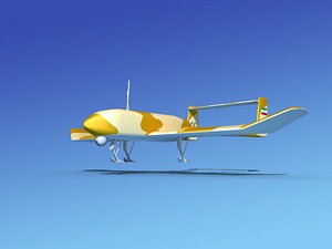 mohajer uav drone 3d model
