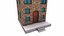 3D model Cartoon Building Low-poly  PBR