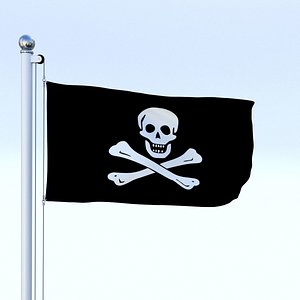 flag pole model