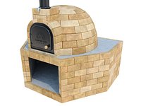 FORNO DE PIZZA COM CHAMINE
