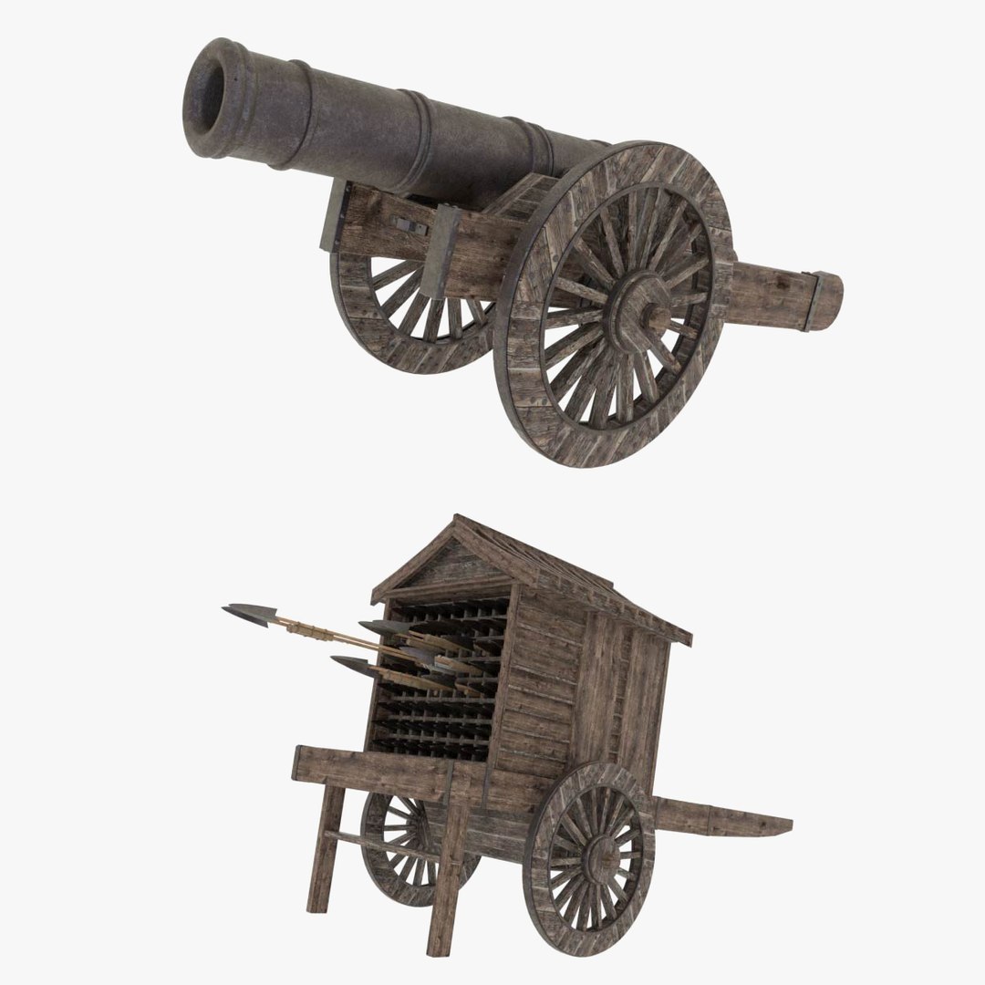3D Model Artillery And Arrow - TurboSquid 2042586