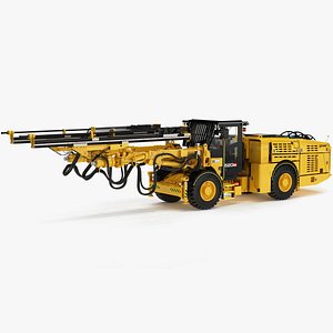 3D Underground Mining Drill Generic Rigged