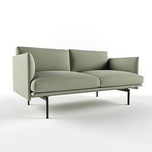 muuto outline sofa 3D model