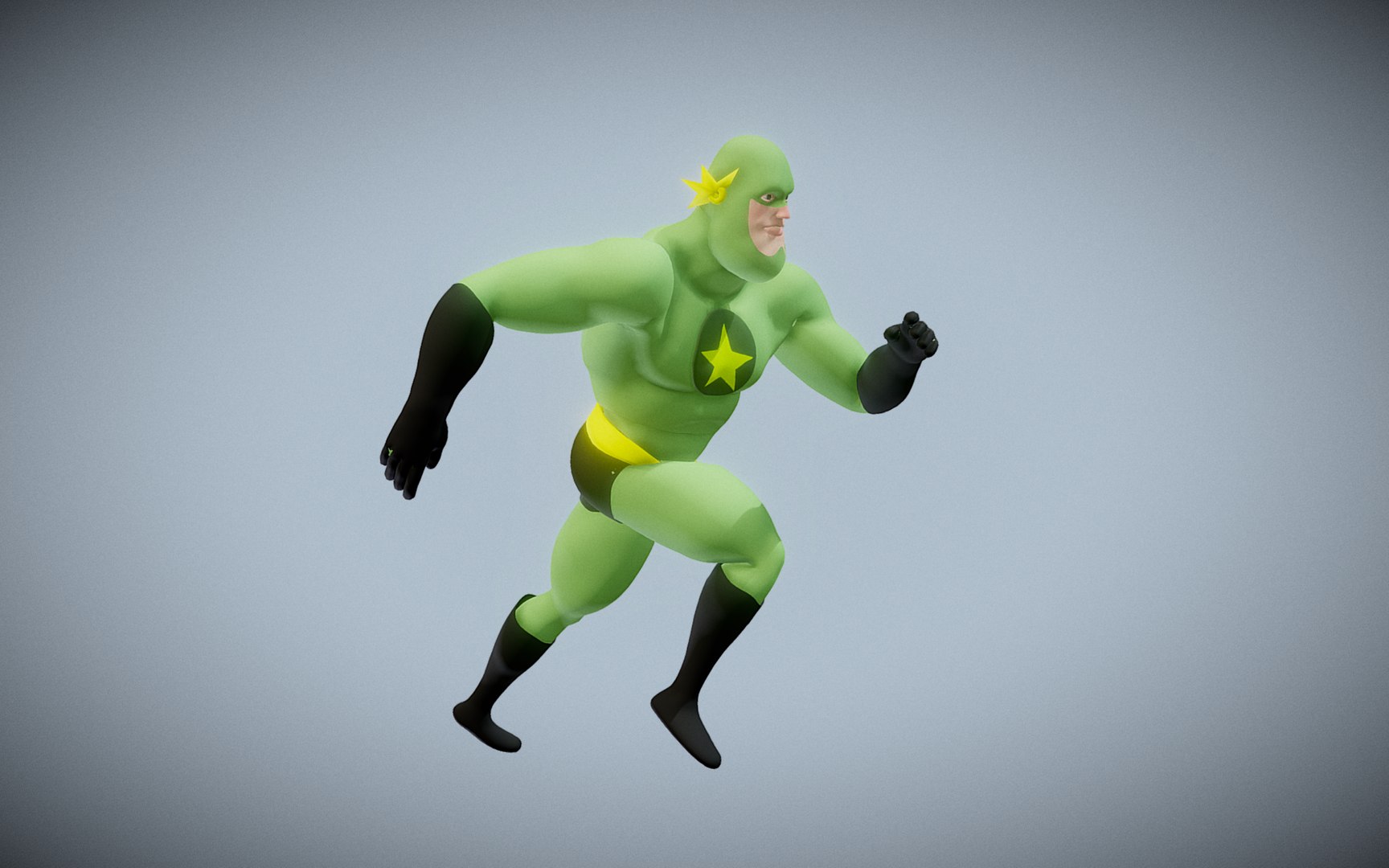 3D Superhero - Male - Animated - TurboSquid 2148256