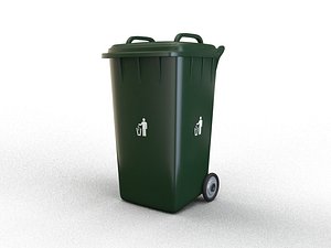 3D trash bin industrial