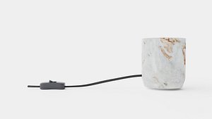 Marble table lamp 3D model
