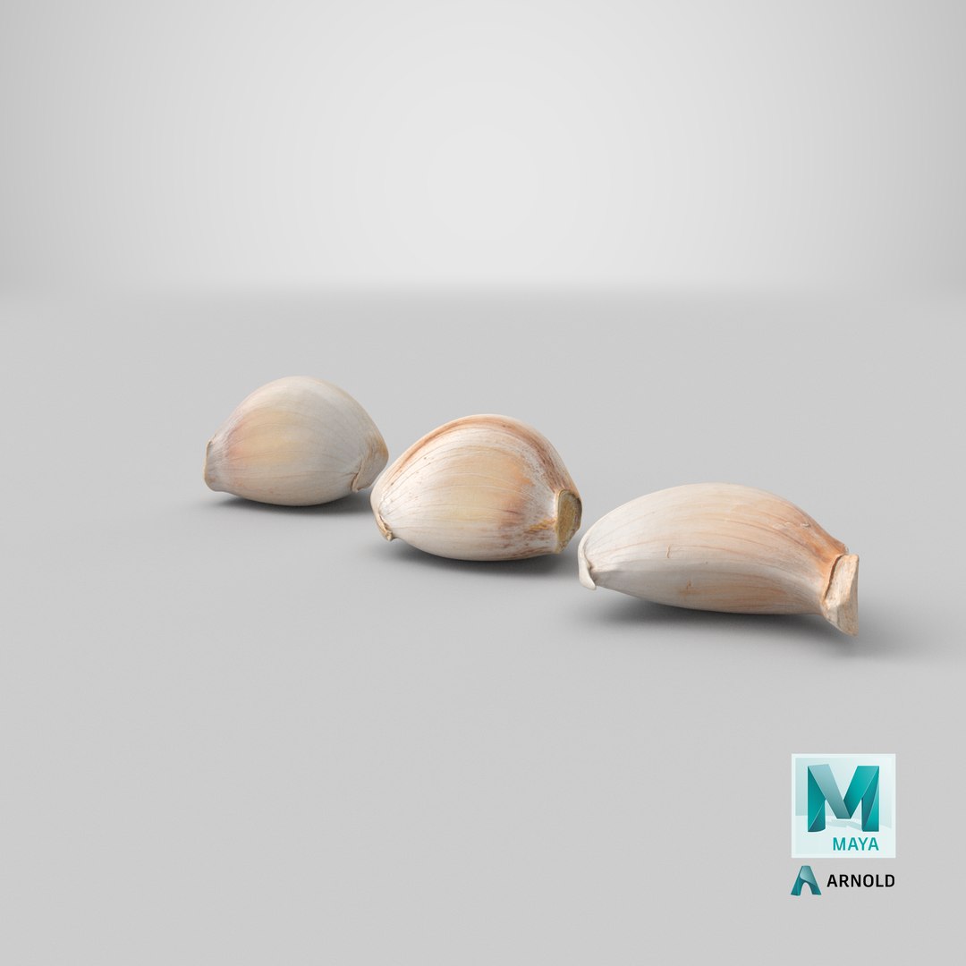 3D Garlic Clove Set https://p.turbosquid.com/ts-thumb/83/qeDslf/1m/stemcell_maya_arnold_render/png/1639806184/1920x1080/fit_q87/1b30c2f731b892e5f1a7af68fc81ff845e1372fd/stemcell_maya_arnold_render.jpg