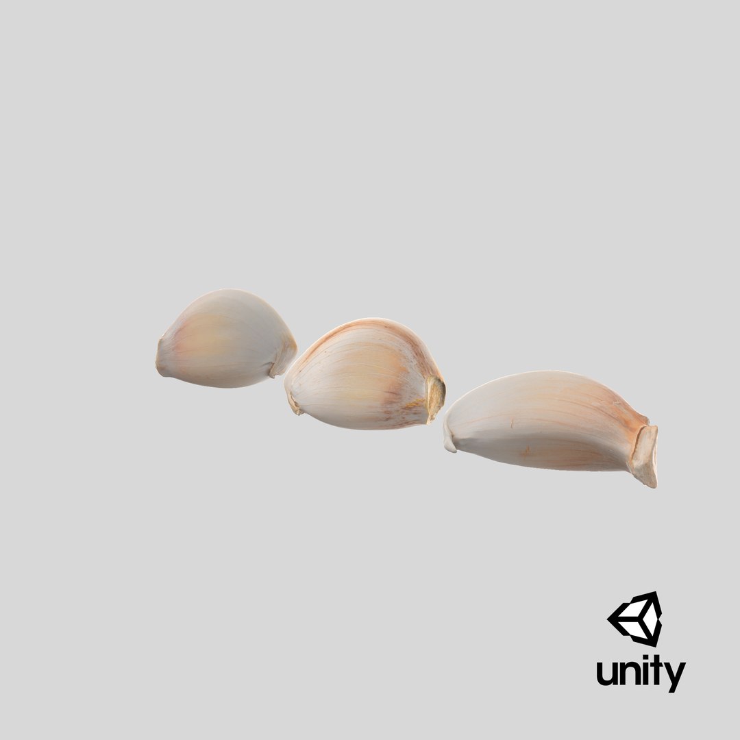 3D Garlic Clove Set https://p.turbosquid.com/ts-thumb/83/qeDslf/mX/stemcell_unity_render/png/1639806179/1920x1080/fit_q87/74fa87ee7cf967c8d854dd92f6c631d87887f57f/stemcell_unity_render.jpg