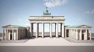 3D brandemburg berlin gate