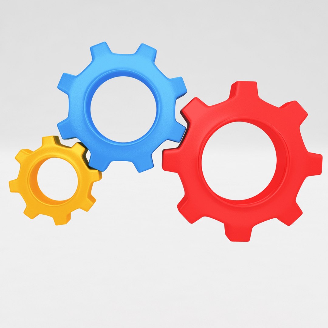 Mechanical Machine Gears Max