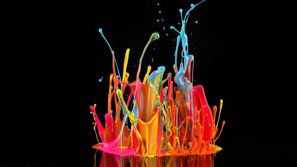 modelo 3d Paint Splash Animated - TurboSquid 2078367