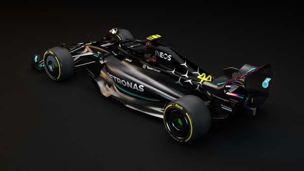 modelo 3d F1 Mercedes W14B Actualización temporada 2023 - TurboSquid ...