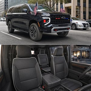 Secret Service 2025 Chevrolet Suburban Z71 Rigged