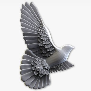 obj dove relief cnc