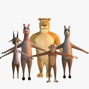 Stylized Animals NoRig V2