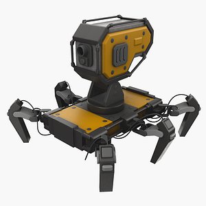 Sci-Fi Walker Robot 3D model