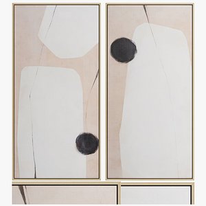 3D Poster Composition Nude set of 2 pcs