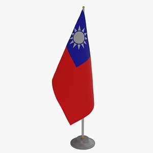 3D Table Flag Taiwan - Republic of China