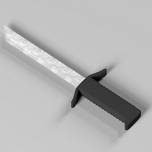 knife object 3D